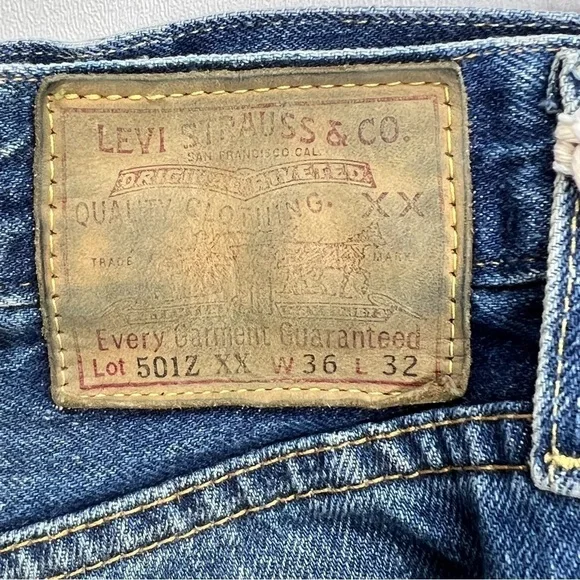 Levi’s 501z Jeans 1954 Vintage Clothing Selvedge Men’s Jeans Size 36x32* New NWT
